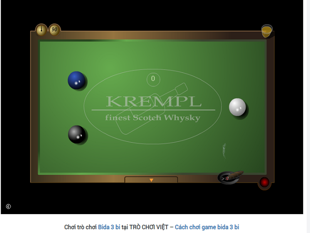 trò chơi bida trực tuyến trên Trochoiviet