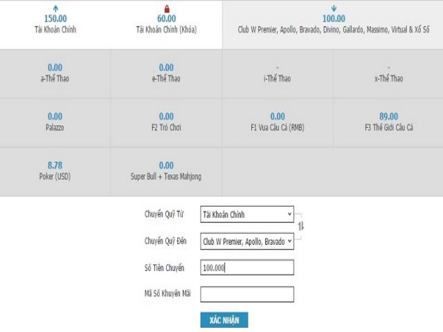 Chơi Keno tại W88