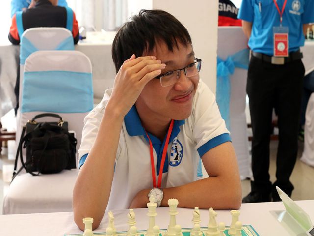 Nguyễn Ngọc Trường Sơn trong một cuộc thi