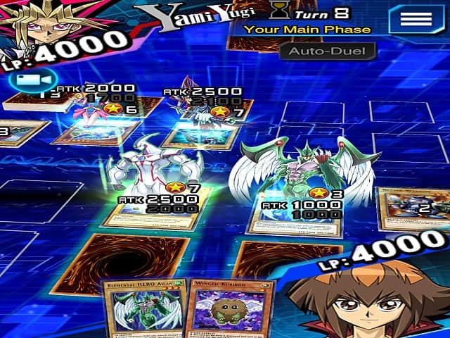 chế độ đấu bài tự động trên trò chơi Yugioh 3D