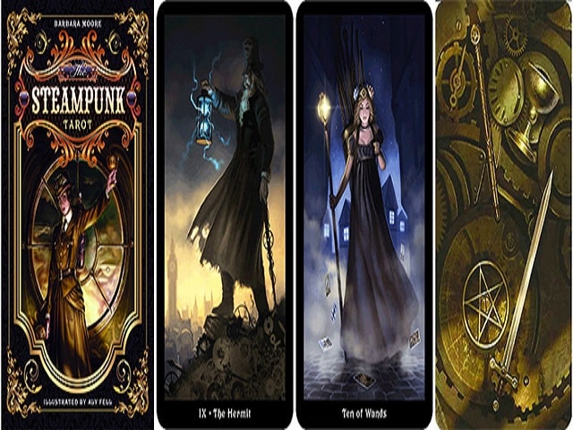 He thong bieu tuong cua Steampunk Tarot <span class='marker'>với</span> phong cach hien dai