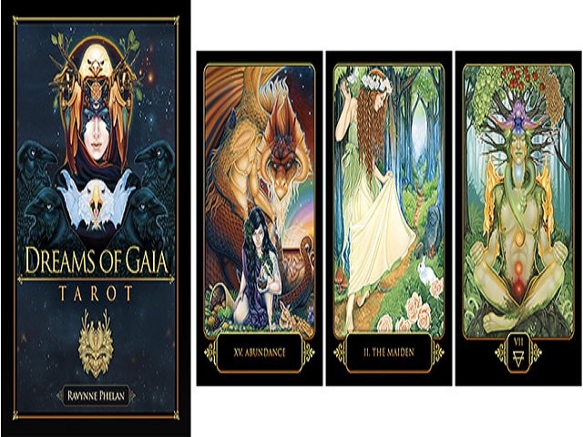 Dreams of Gaia Tarot co he thong bieu tuong va y nghia moi <span class='marker'>phu</span> hop voi hien tai