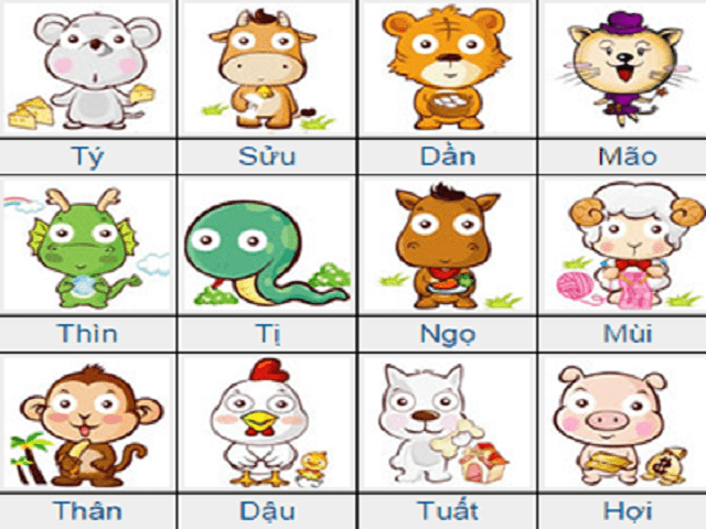 Con lô có 12 cung hoàng đạo