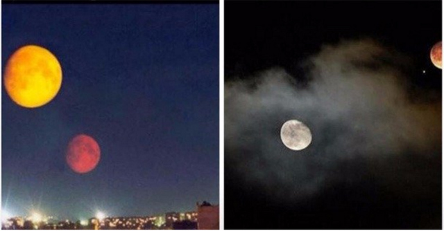 Hai mặt trăng xuất hiện trong giấc mơ