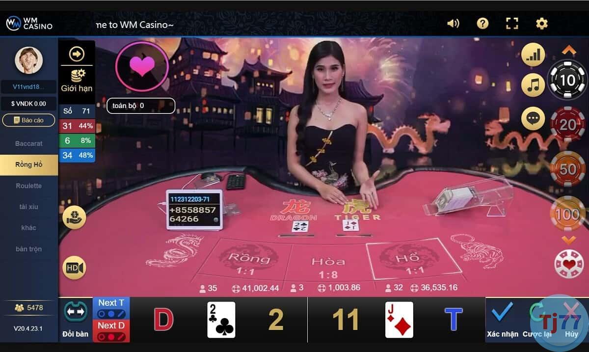 chiến thuật game rồng hổ