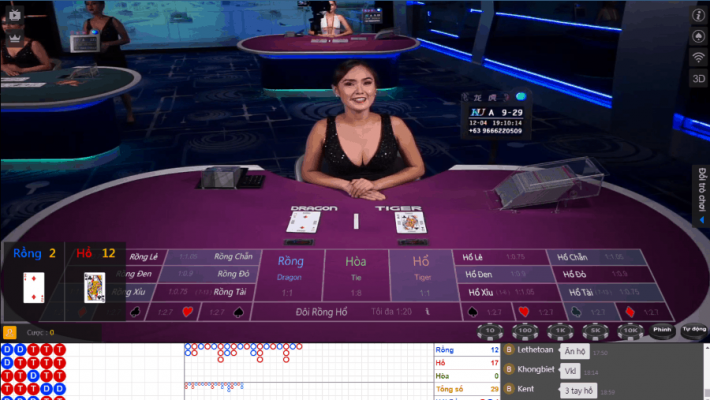 cách tăng tỷ lệ thắng Dragon Tiger
