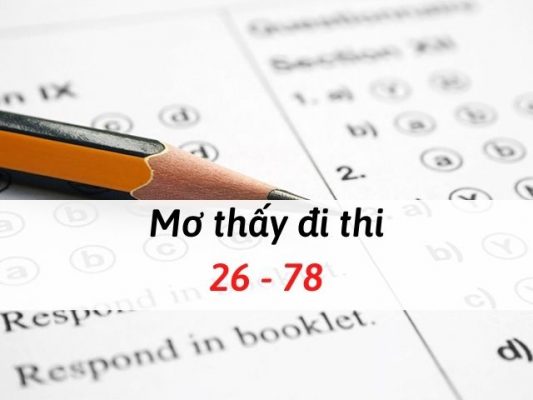 Nằm mơ thấy đi thi