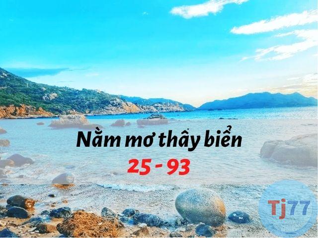 Nằm mơ thấy biển nên đánh số gì