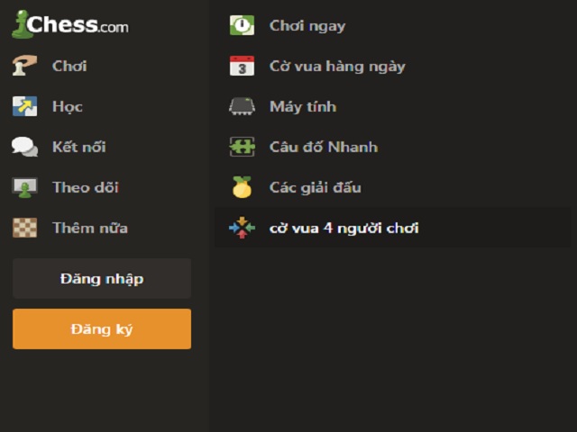chọn theo hướng chơi trực tuyến