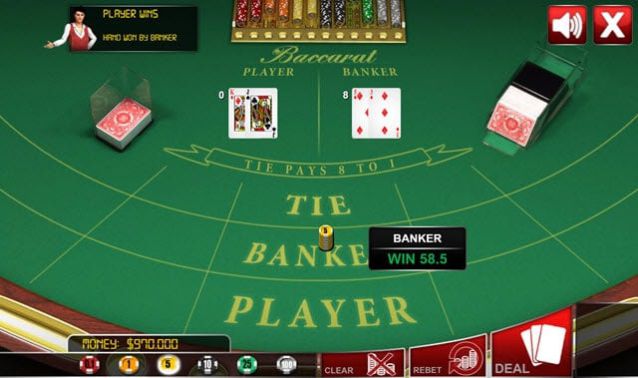 Kết thúc trò chơi baccarat