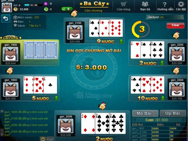 chơi bài cao trực tuyến