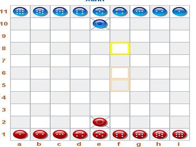 Bạn có một nhóm gồm 99 địa điểm, được chia thành 11 hàng 