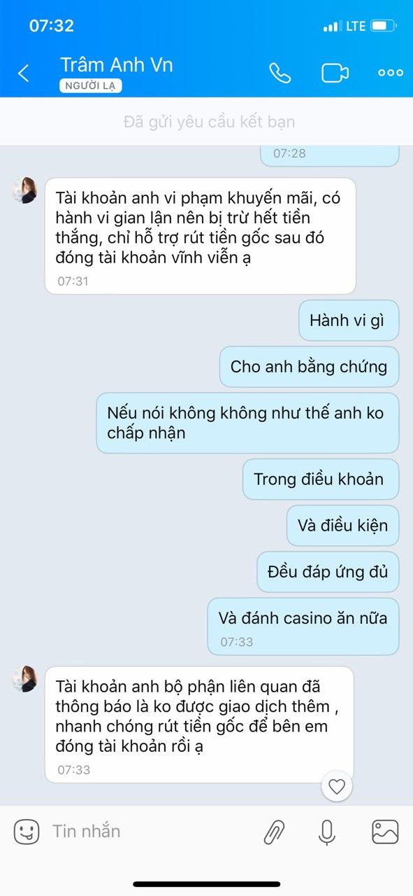 Chat với zalo hỗ trợ từ VN88