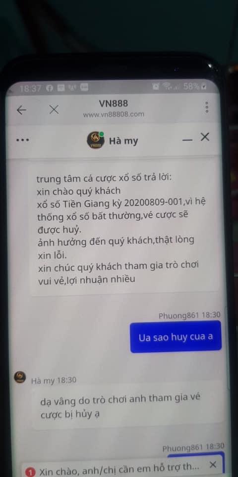 VN88 lừa đảo ngang nhiên khóa tài khoản khách hàng 47