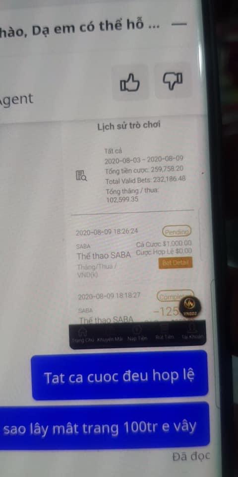 VN88 lừa đảo ngang nhiên khóa tài khoản khách hàng 51