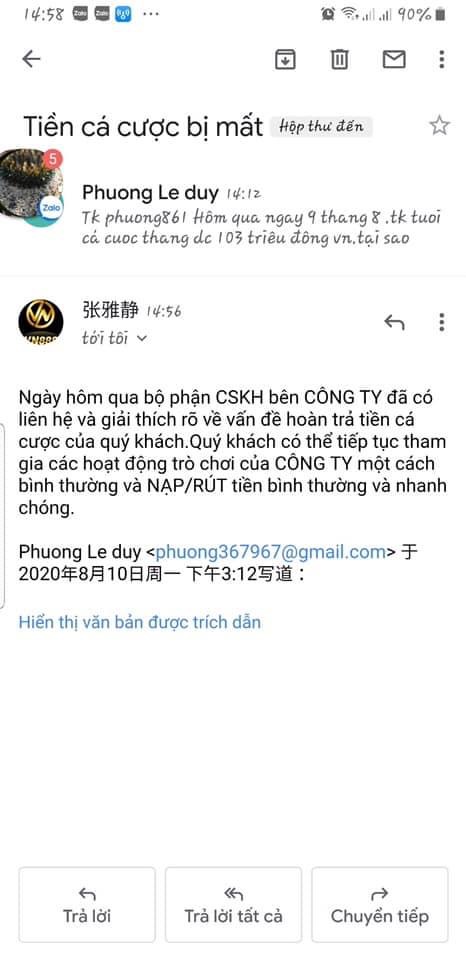 VN88 lừa đảo ngang nhiên khóa tài khoản khách hàng 63