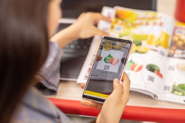 Đã trả lời điện thoại trong mơ trong siêu thị