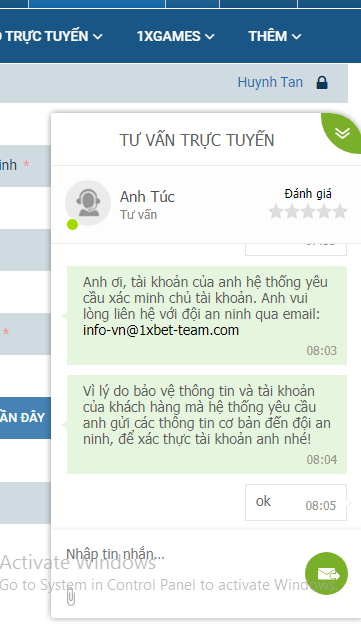 Nhà cái 1XBET đã đánh bại những kẻ lừa đảo 7