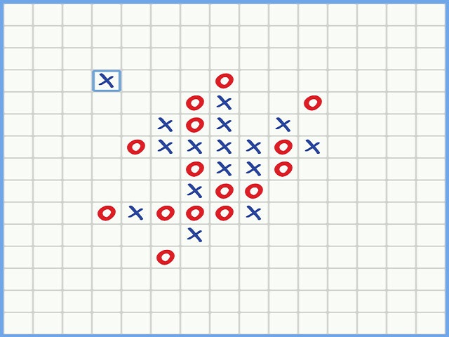 Trò chơi có caro giúp mọi người luyện tập tri giác