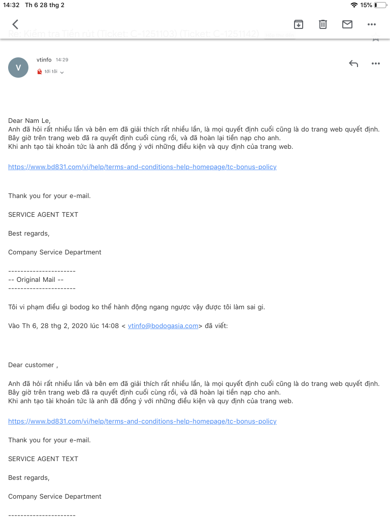 Gửi cho tôi đến bodog88