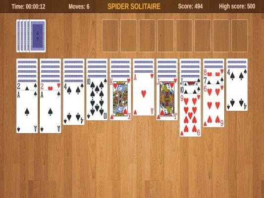 game bài Spider Solitaire