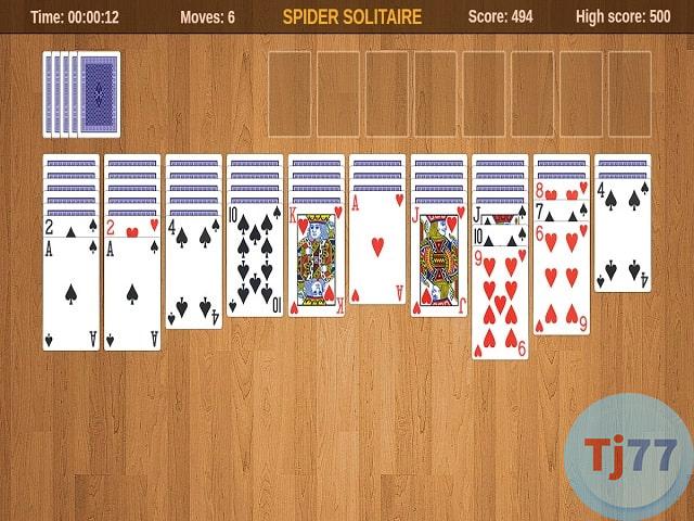 game bài Spider Solitaire