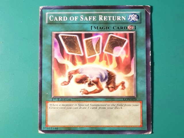 thẻ yugioh của sự trở lại an toàn