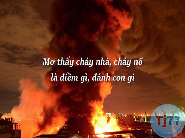 Ngủ Mơ thấy cháy nhà
