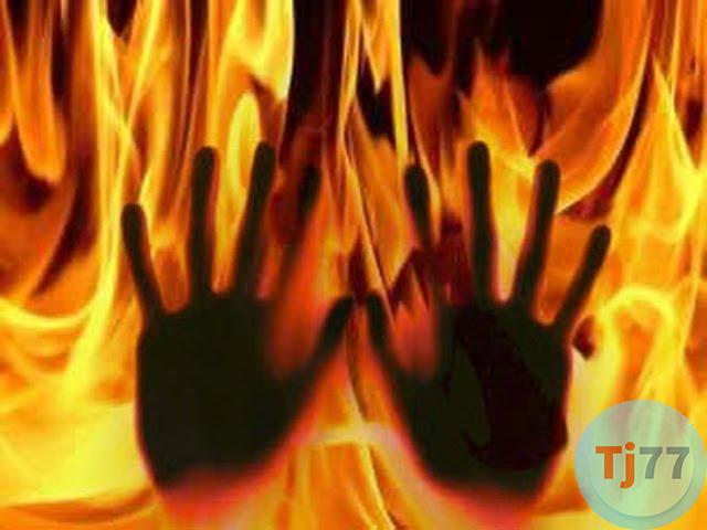 mơ thấy người chết cháy