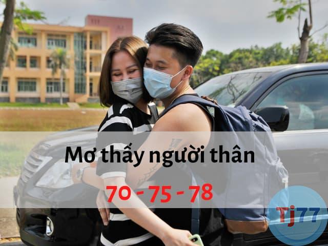 Nằm mơ thấy người thân đánh con gì