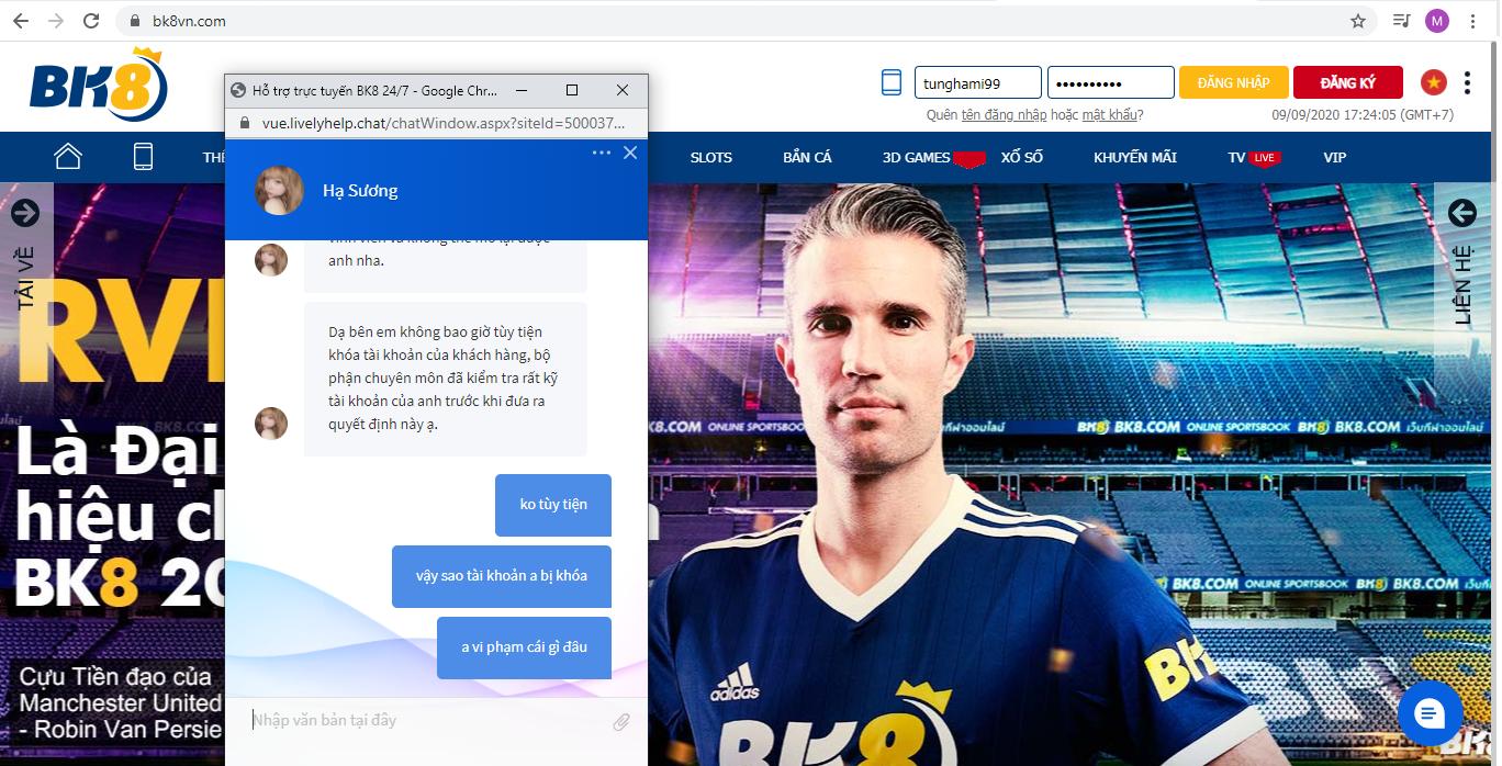 BK8 lừa đảo quỵt tiền người chơi? Sự thật là gì? 48