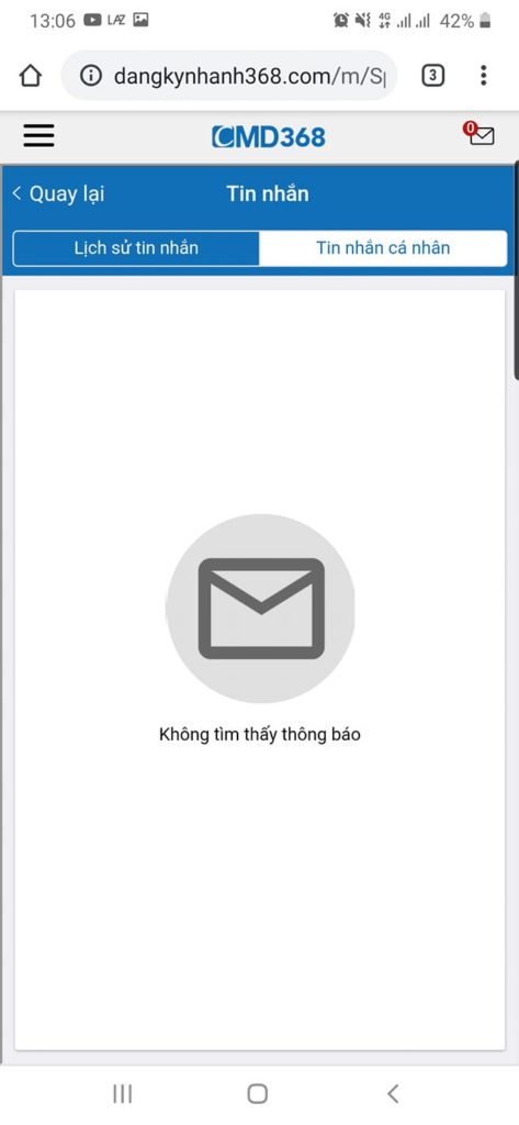 Nhà phân phối CMD368 vẫn chưa đưa ra thông báo