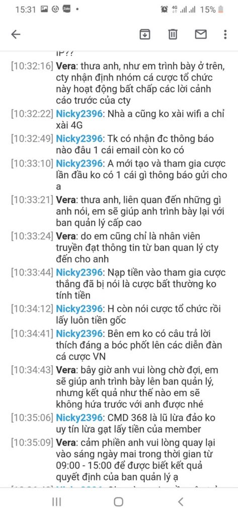 Chat với phòng hỗ trợ cmd 368