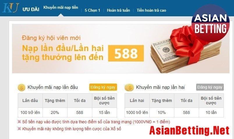 Khuyến mãi nhà <span class='marker'>cái</span> Kubet