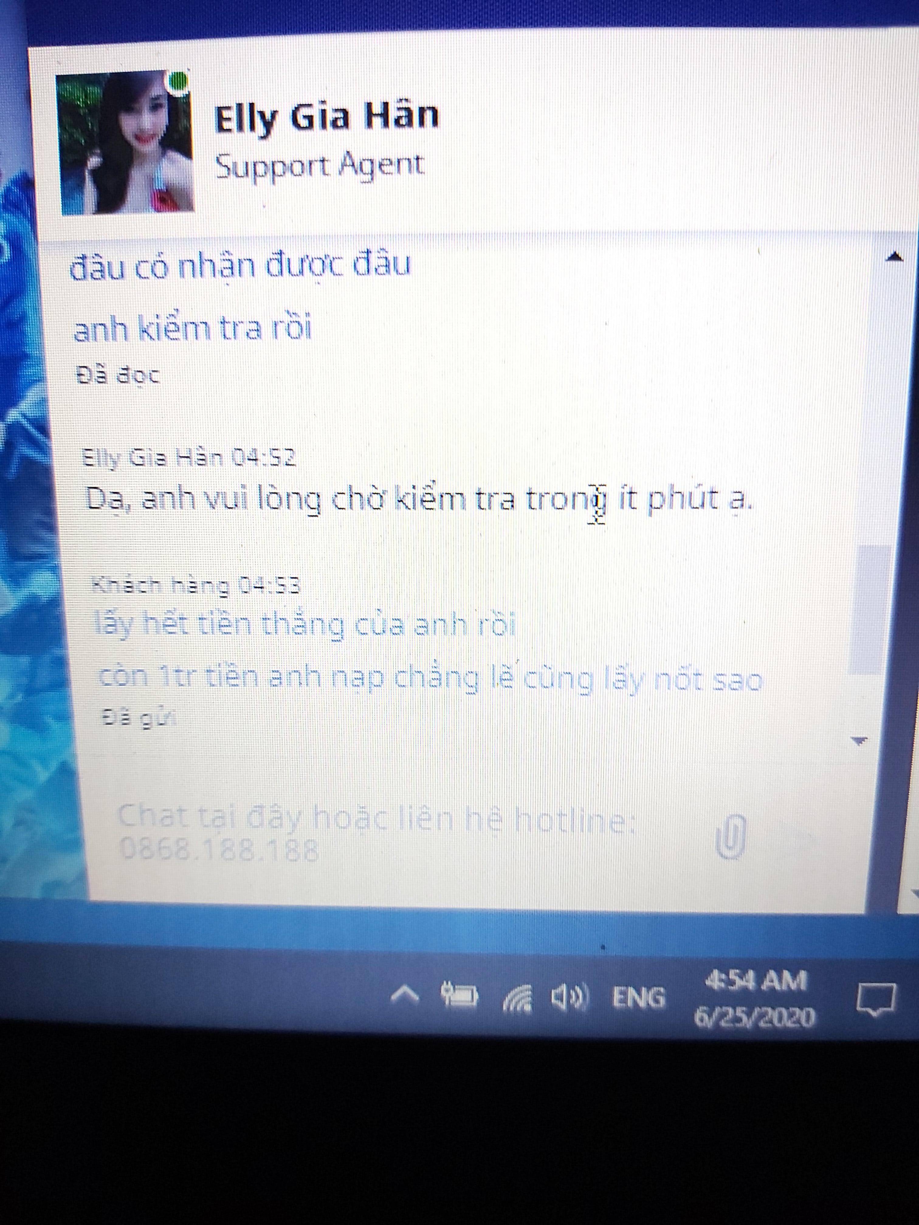 Trò chuyện với nhân viên ONE88 7