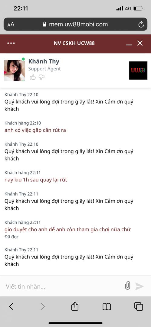 Chứng minh nhà cái UCW88 lừa đảo