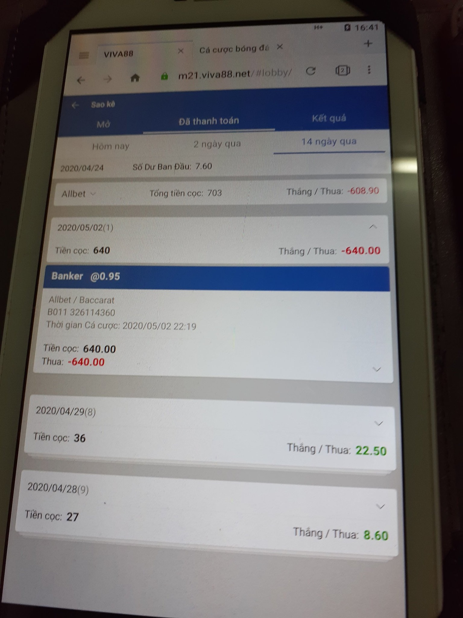 Bằng chứng chơi nhà cái viva339 lừa đảo