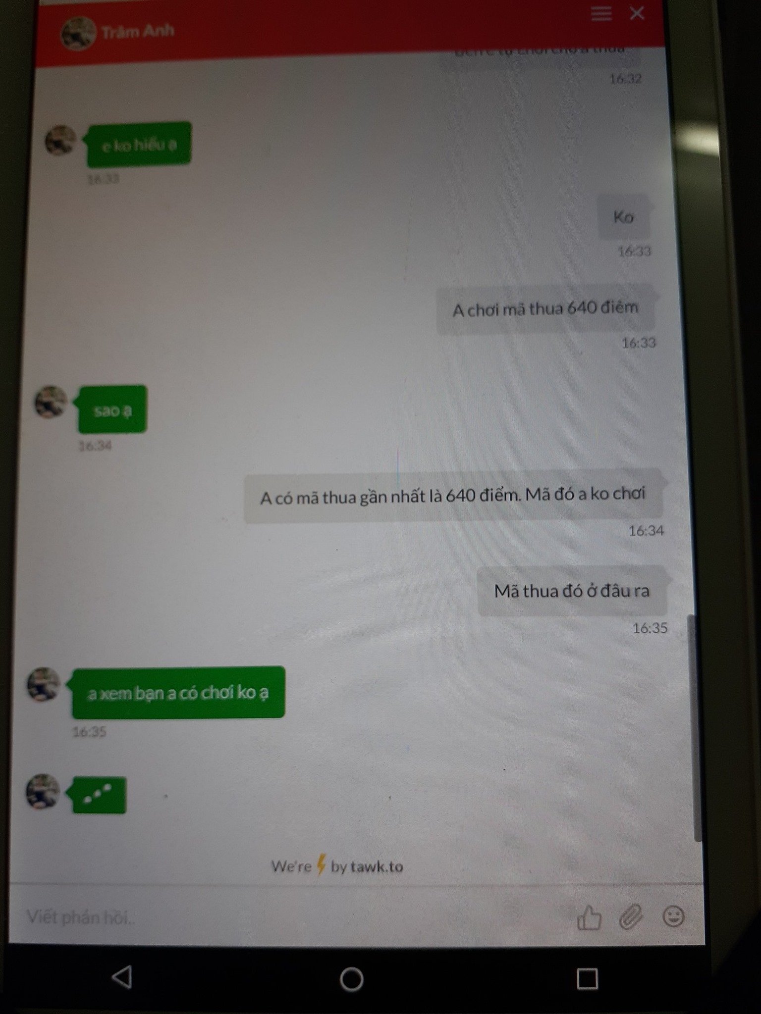 Chat với phòng hỗ trợ viva339 lừa đảo