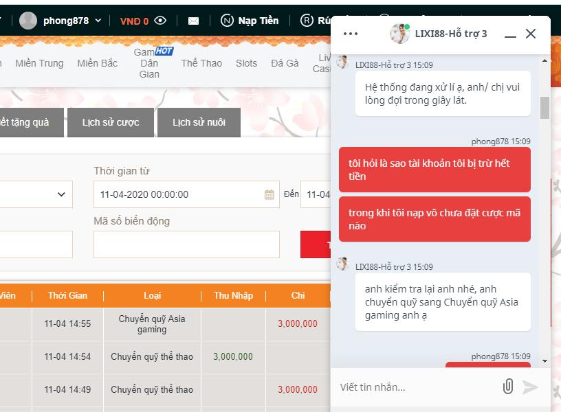 [Mới nhất] Cập nhật con dấu Lixi88 cho kẻ lừa đảo 57