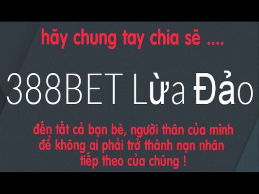 388bet Lừa đảo