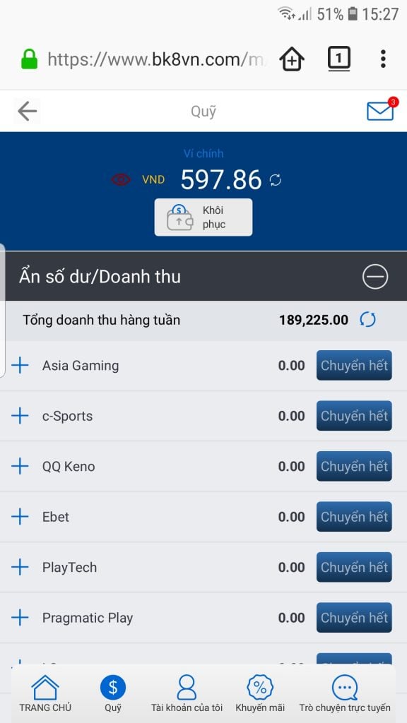 Thu nhập chơi game tại nhà cái BK8VN lừa đảo