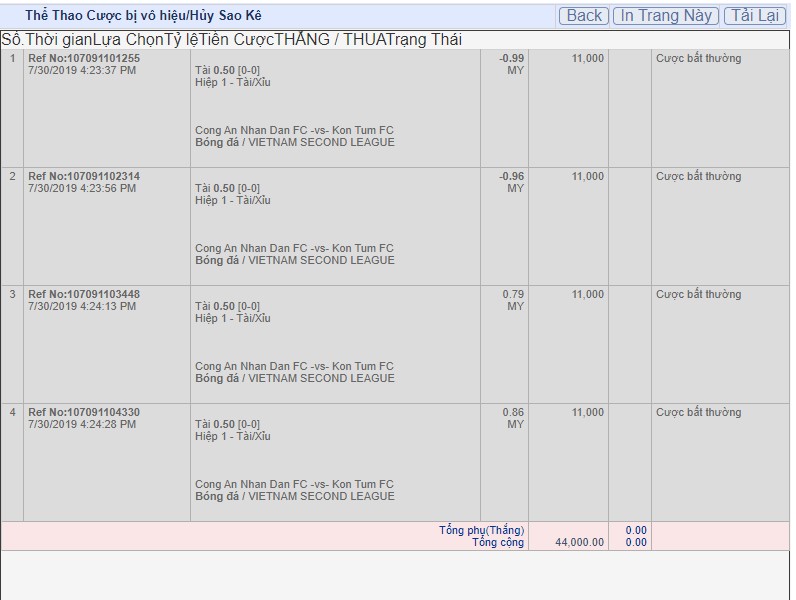 Bằng chứng cá cược M88 lừa đảo