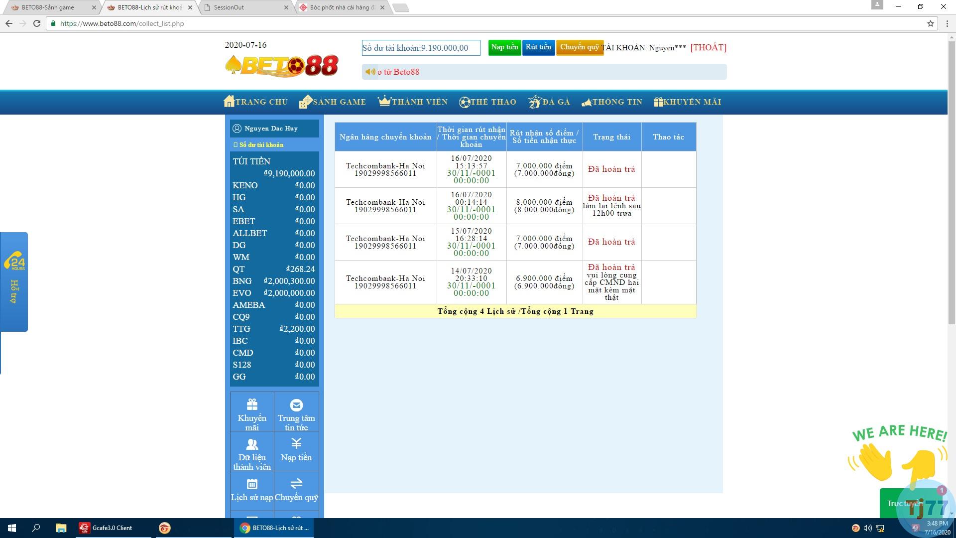 Các bạn ơi, địa chỉ nhà cái Beto88 lừa đảo