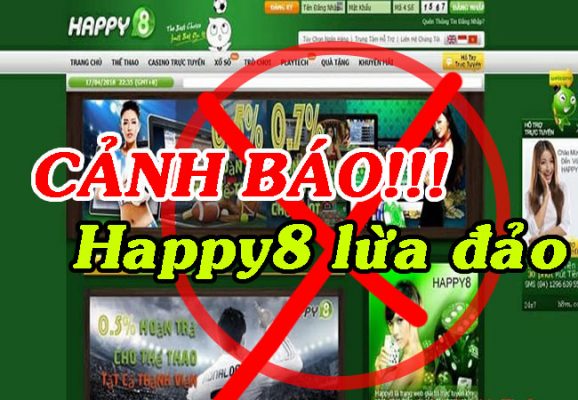 Happy8 Lừa đảo