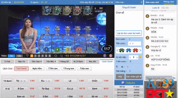 Đặt cược game xổ số - lô tô