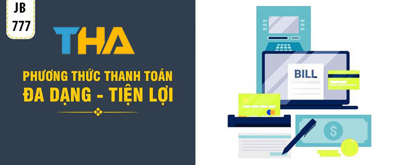 phương thức thanh toán nhanh chóng tại JB77
