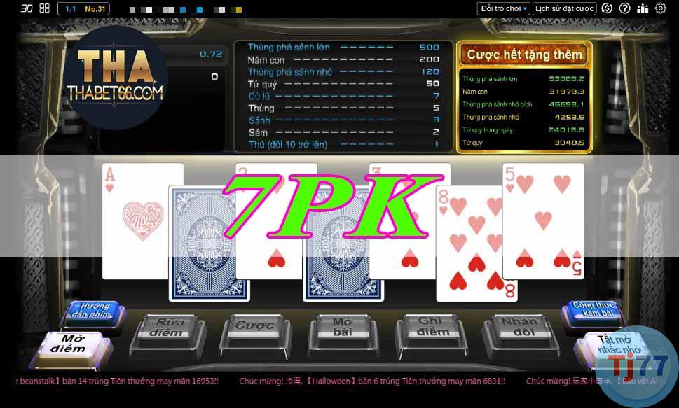 Cách chơi 7PK Thabet