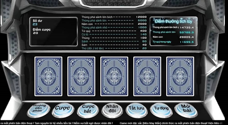 Cách chơi game 5pk tại game đánh bài 3D sảnh