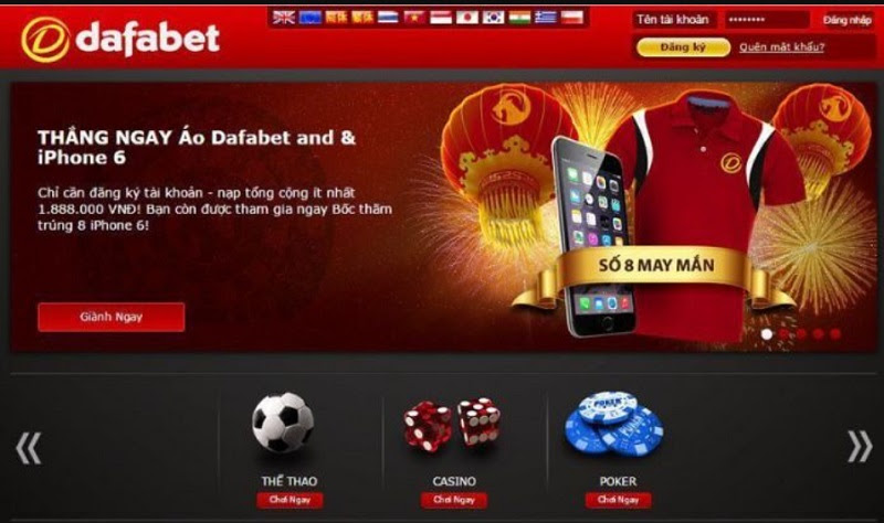 Nhà cái Dafabet với lịch sử phát triển vững mạnh bậc nhất hiện nay