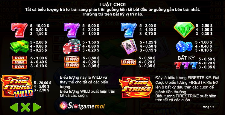 quy tắc trò chơi đình công lửa